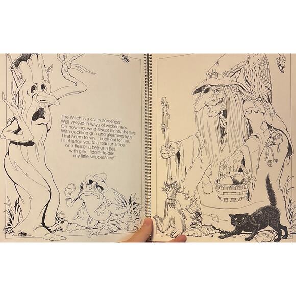 VTG 1979 Things That Go Bump In The Night Halloween Coloring Book – Current Inc. - Picture 10 of 16